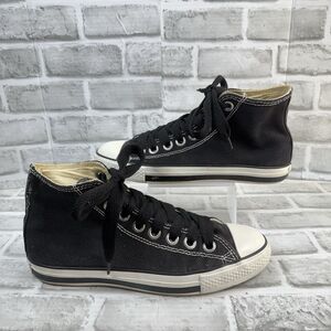CONVERSE Chuck Taylor All Star Black High Tops Men's Size 10 Textured Sneakers